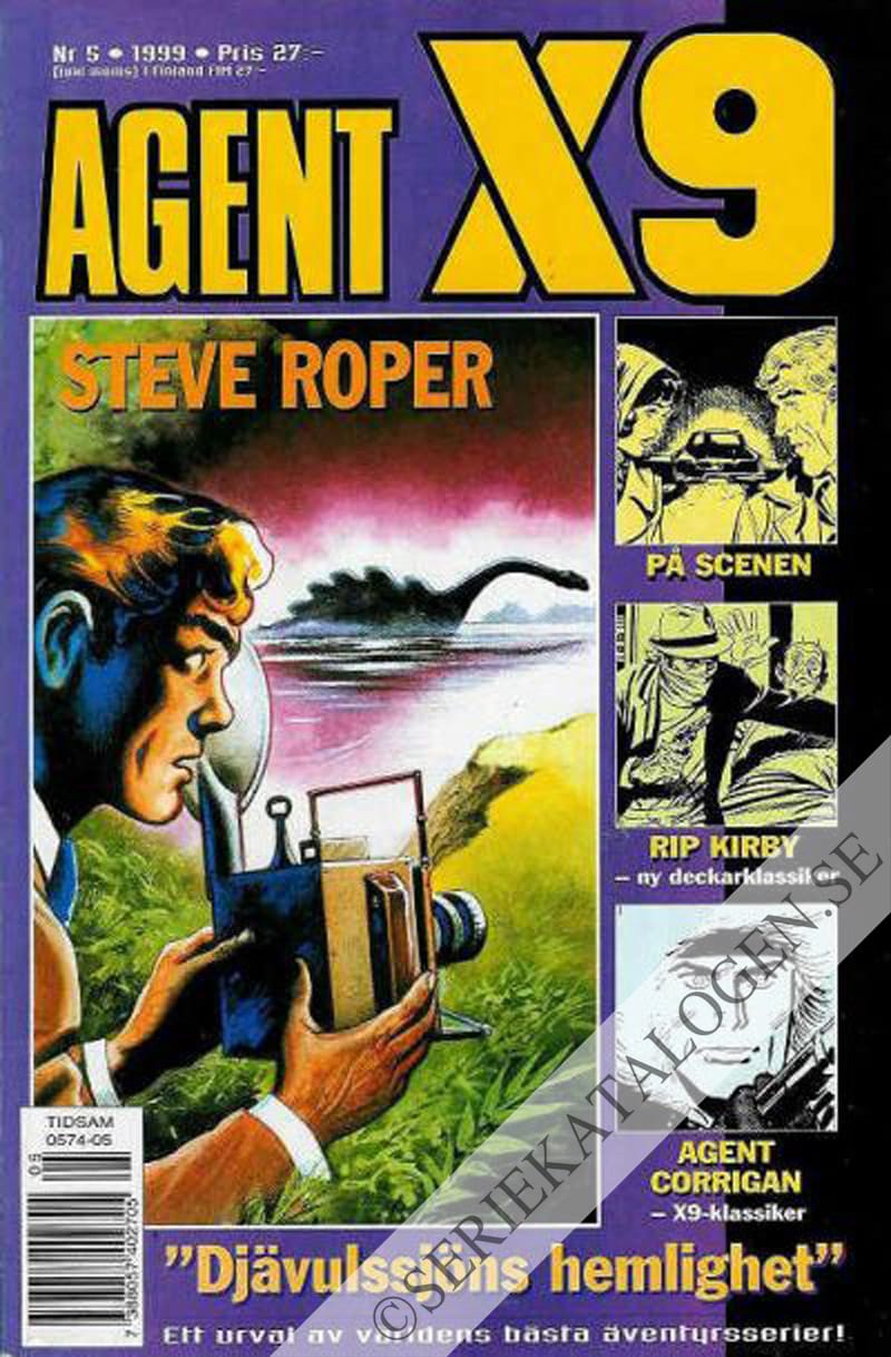 Framsida på Agent X9 #5 (1999)