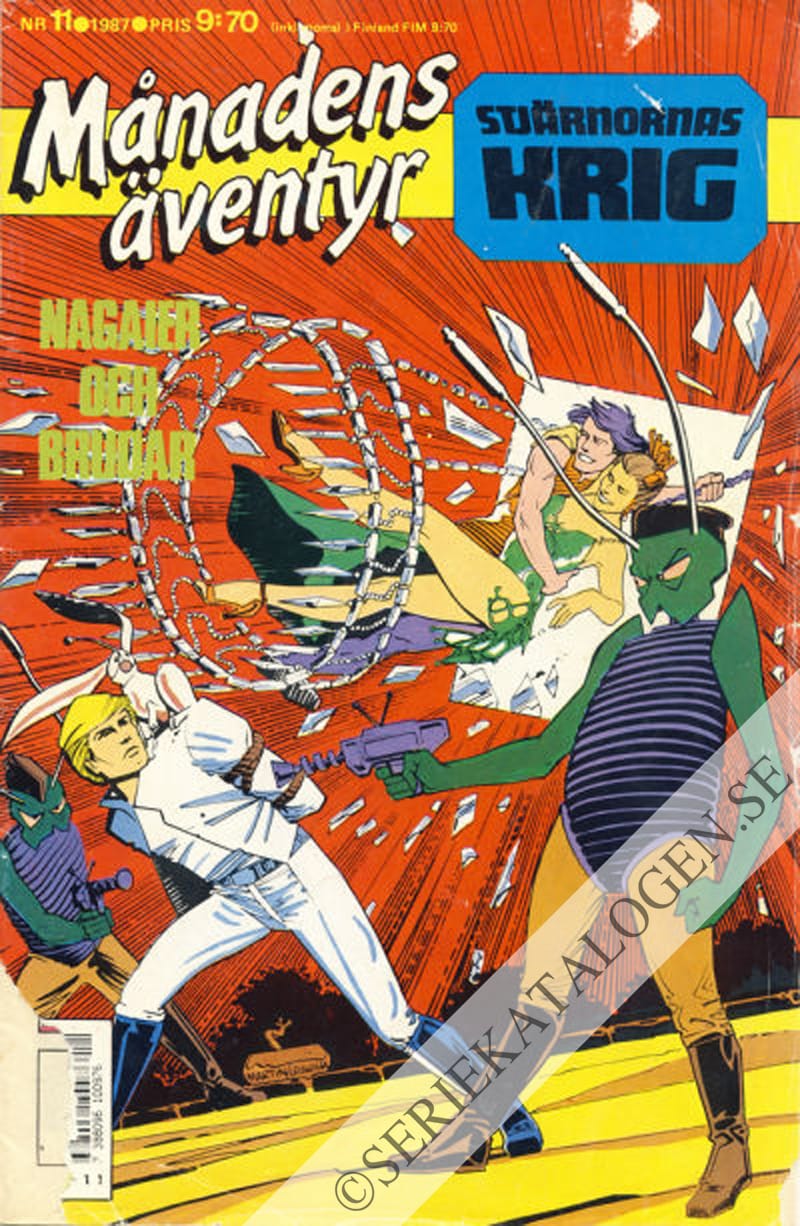Framsida på Månadens äventyr #11 (1987)