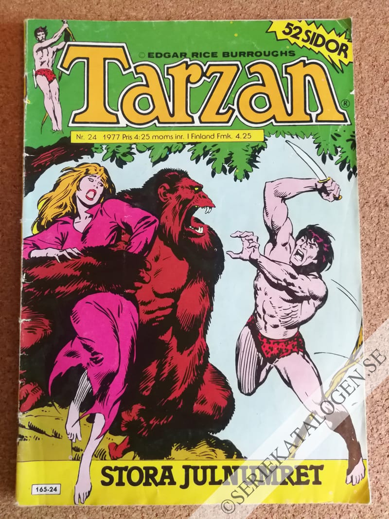 Framsida på Tarzan #24 (1977)