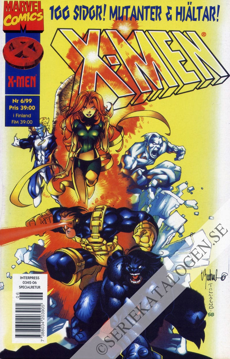 Framsida på X-Men #6 (1999)