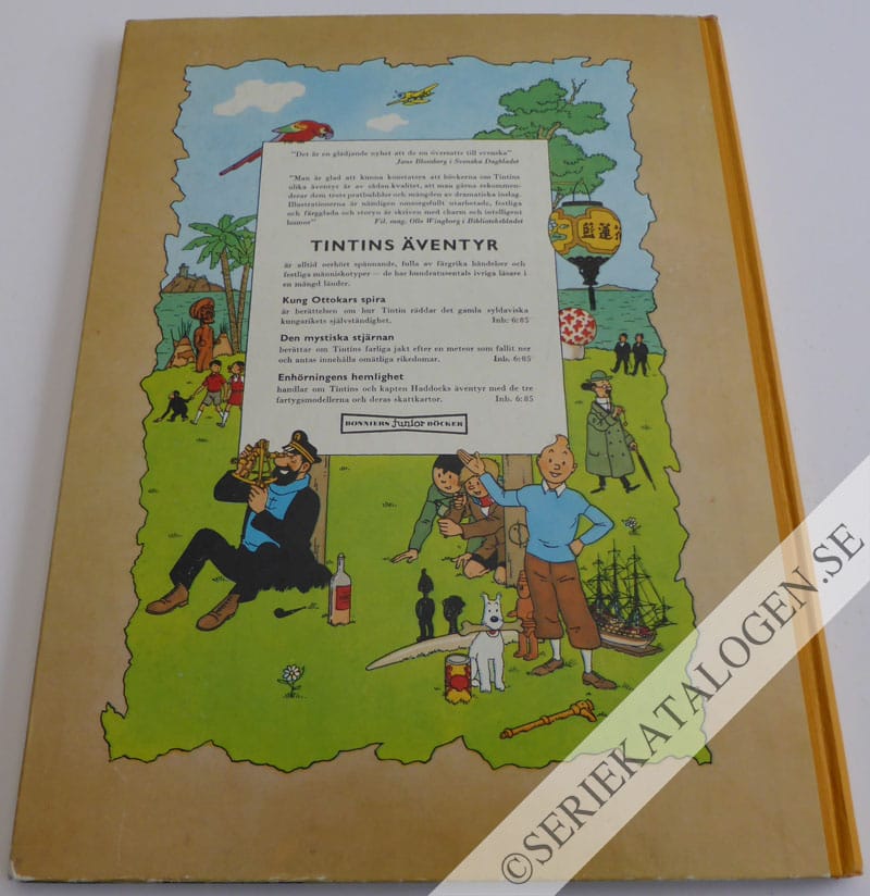 Baksida på Rackham den Rödes skatt (1962)