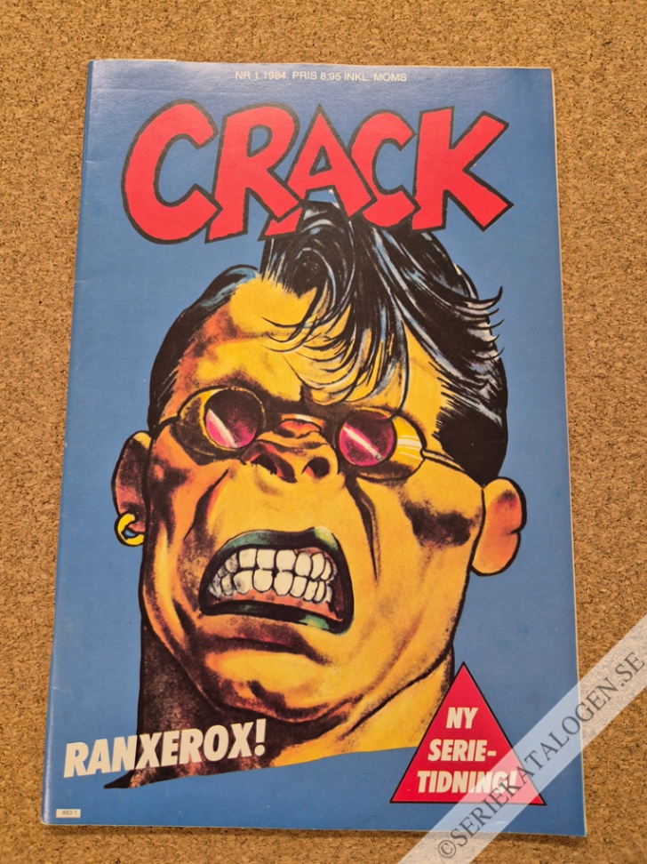 Framsida på Crack #1 (1984)