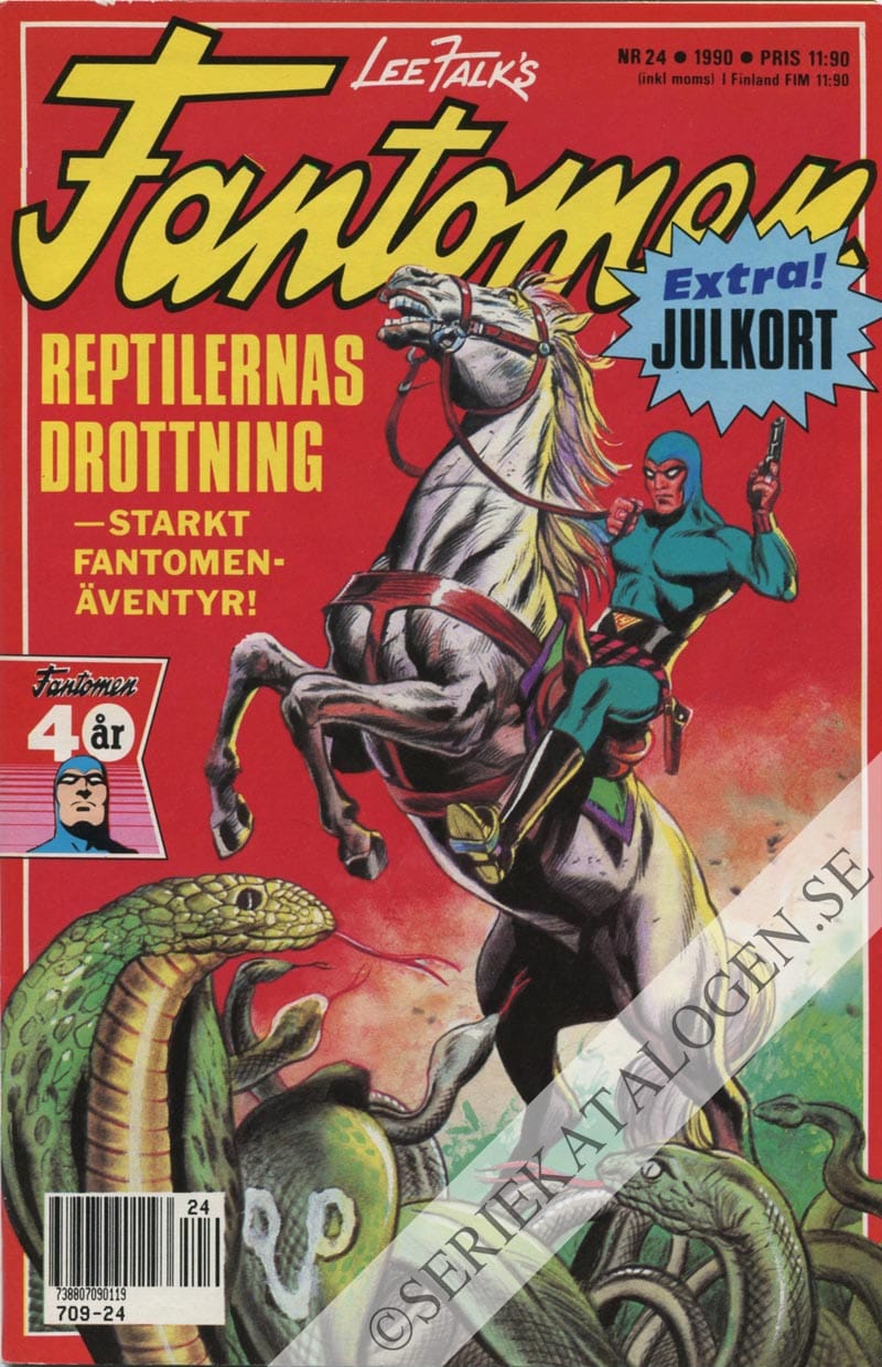 Framsida på Fantomen #24 (1990)
