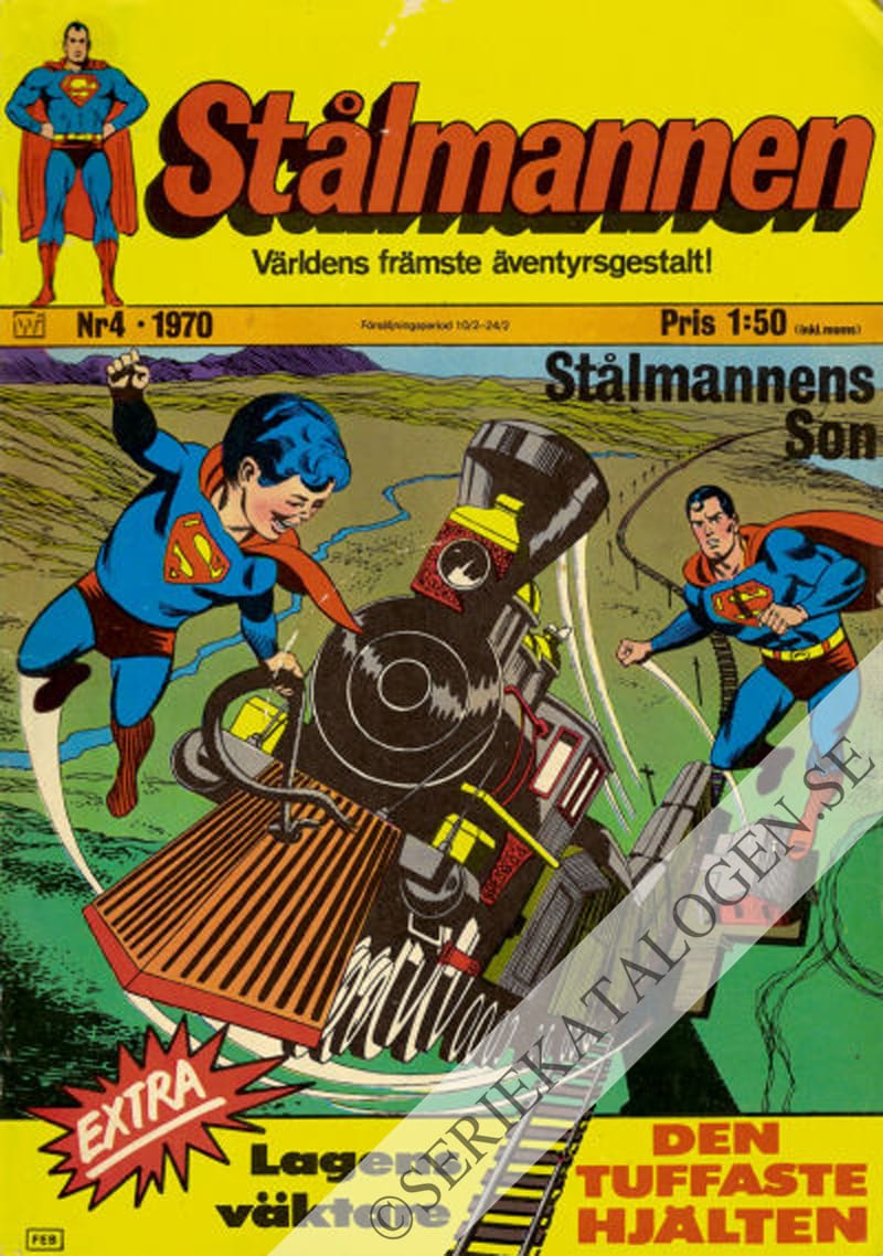 Framsida på Stålmannen #4 (1970)