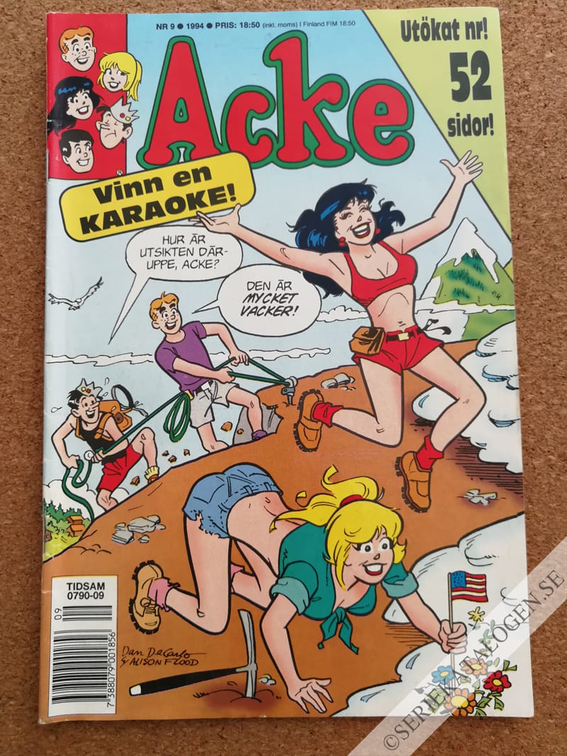 Framsida på Acke #9 (1994)