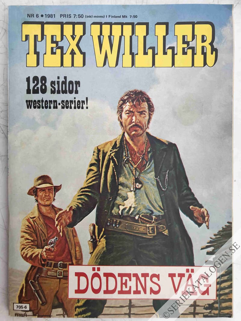 Framsida på Tex Willer #6 (1981)