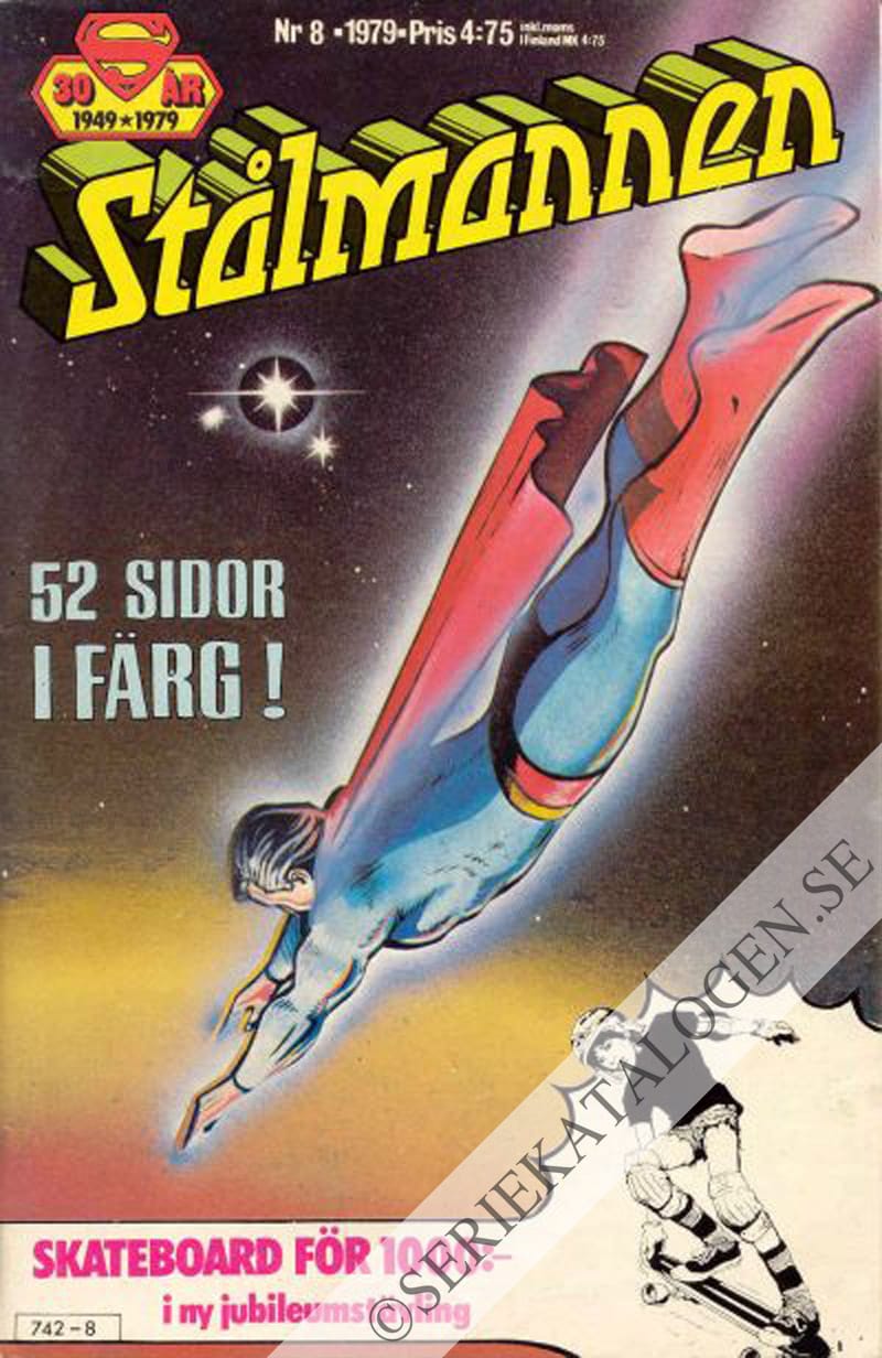 Framsida på Stålmannen #8 (1979)