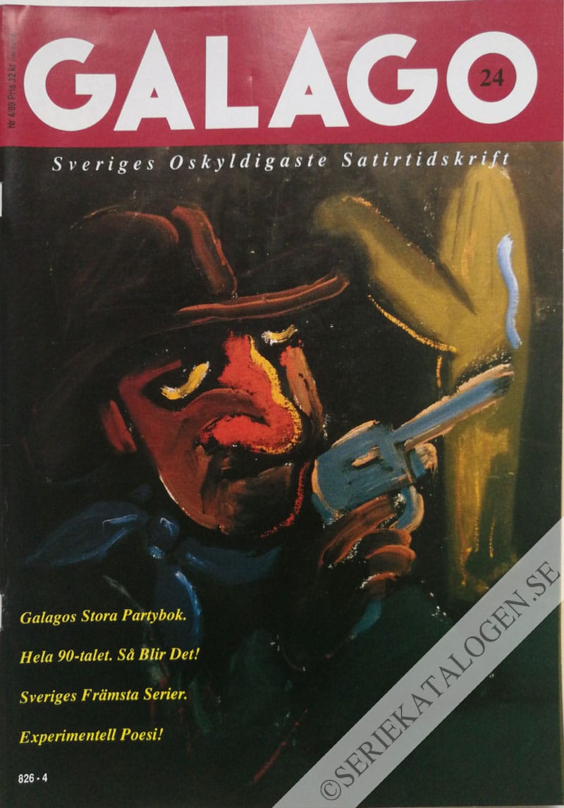 Framsida på Galago #4 (1989)