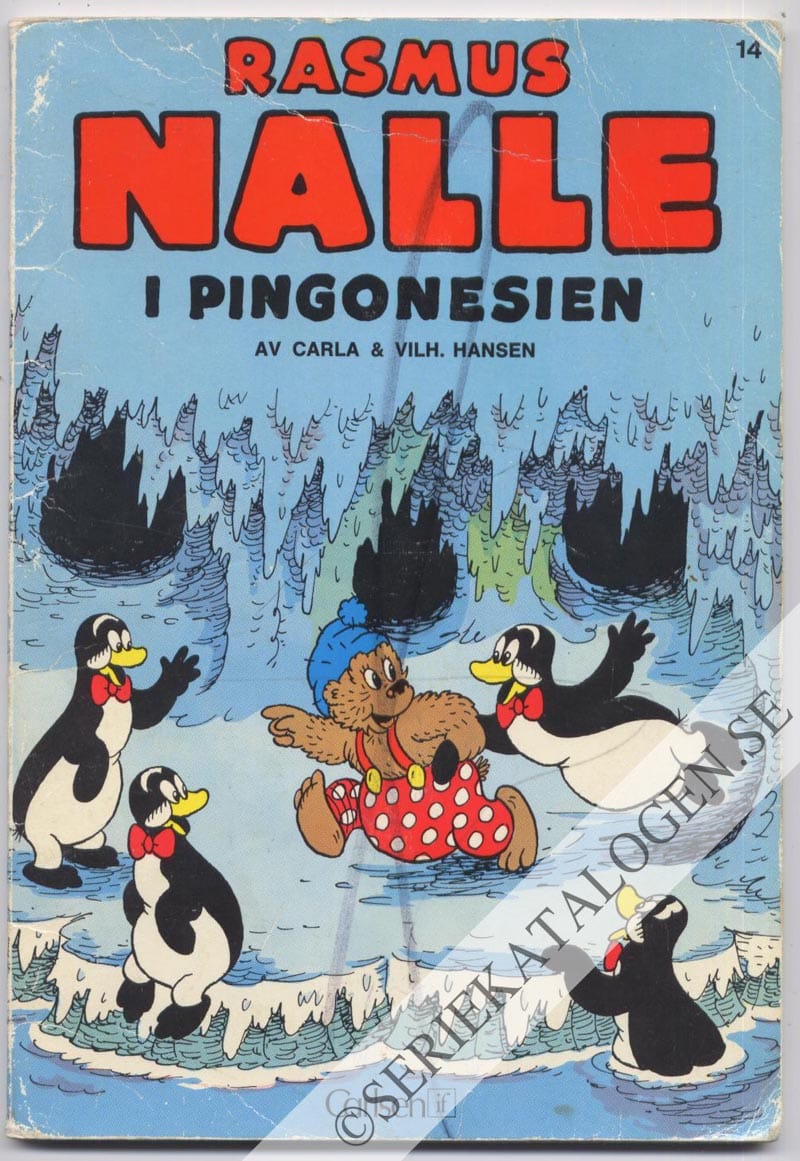 Framsida på Rasmus Nalle i Pingonesien (1976)
