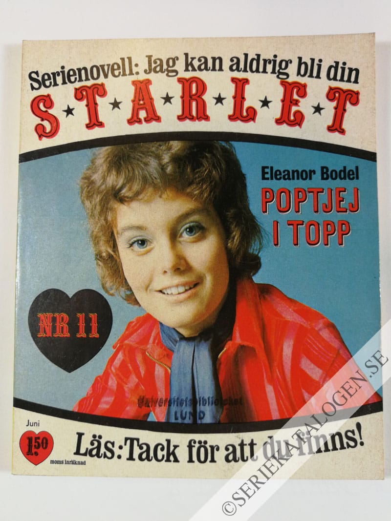 Framsida på Starlet #11 (1969)