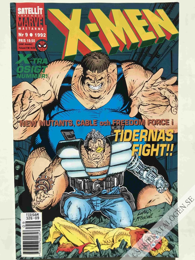 Framsida på X-Men #9 (1992)