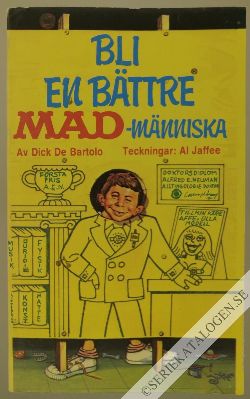 Framsida på MAD-pocket Bli en bättre MAD-människa (1980)