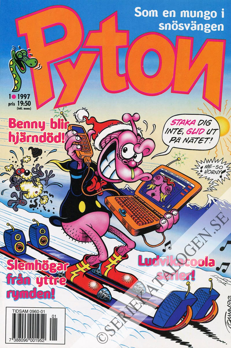 Framsida på Pyton #1 (1997)