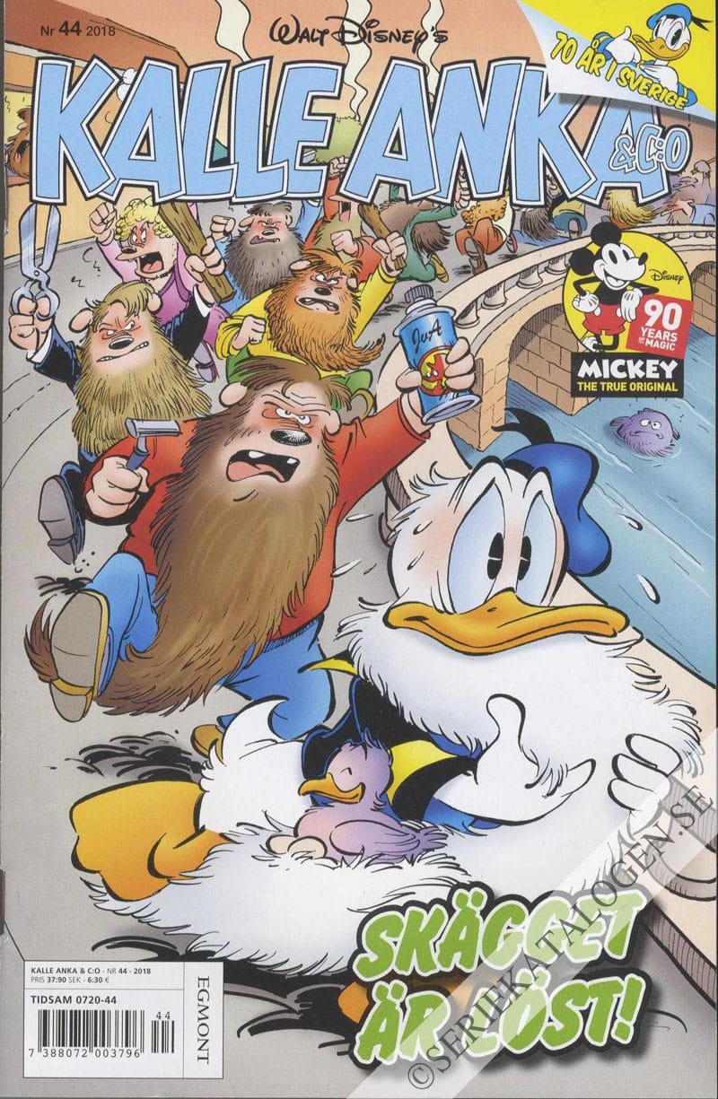 Framsida på Kalle Anka & C:o #44 (2018)