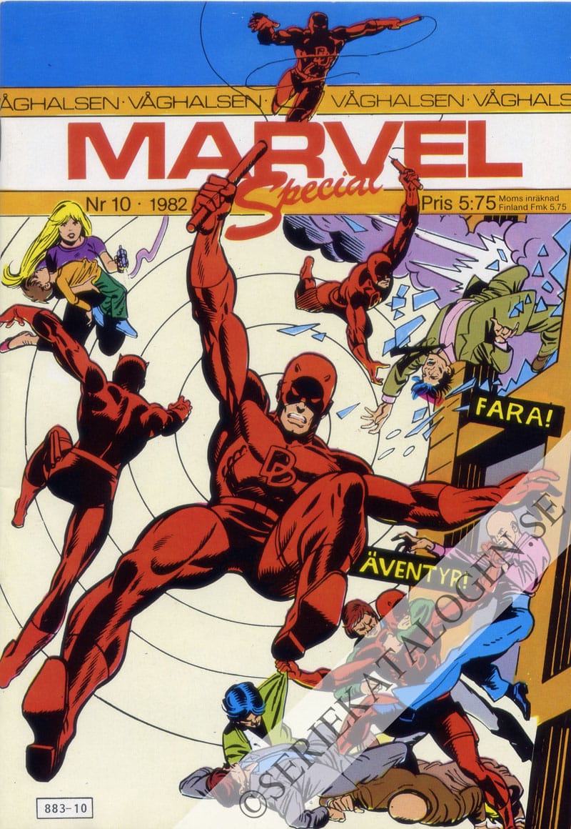 Framsida på Marvel special #10 (1982)