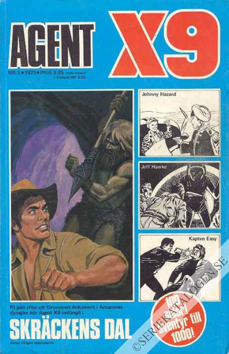 Framsida på Agent X9 #3 (1973)