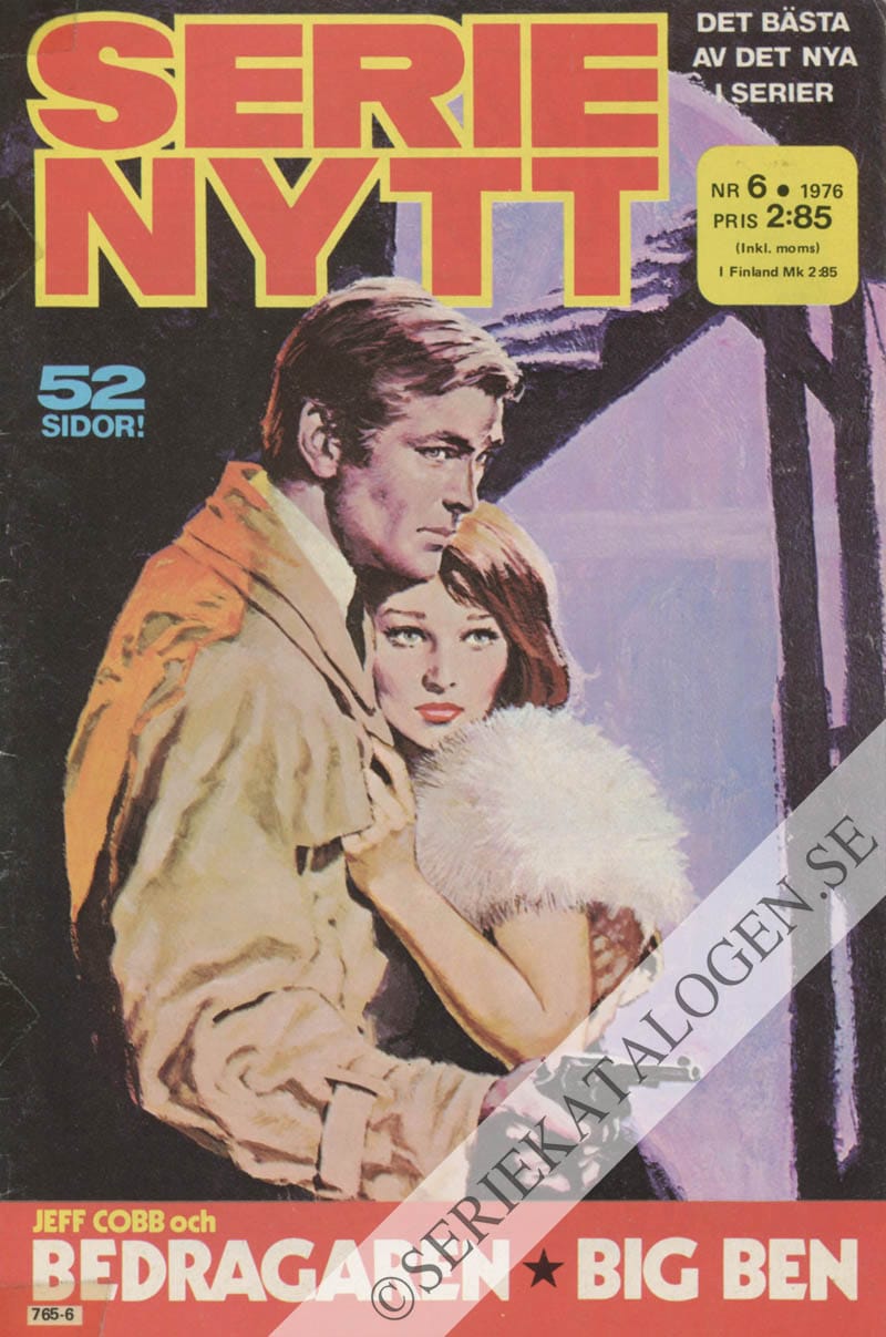 Framsida på Serie-Nytt #6 (1976)