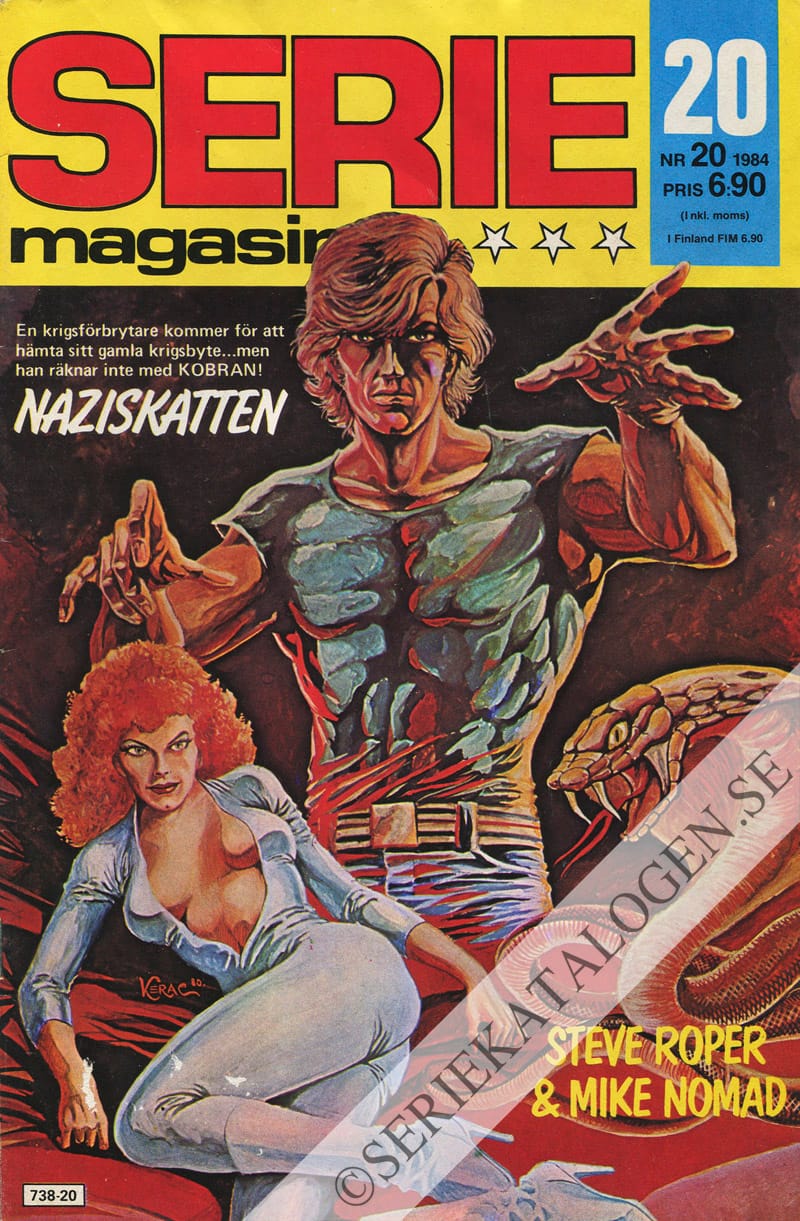 Framsida på Seriemagasinet #20 (1984)