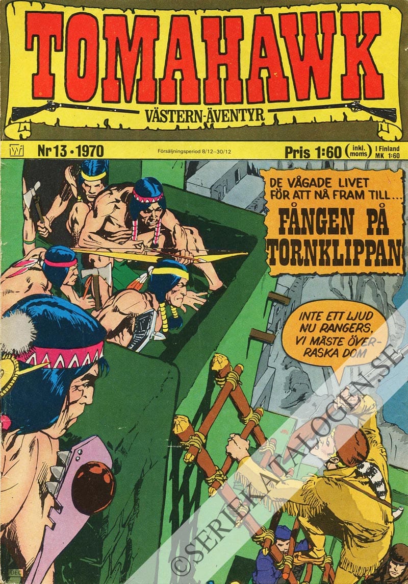 Framsida på Tomahawk #13 (1970)