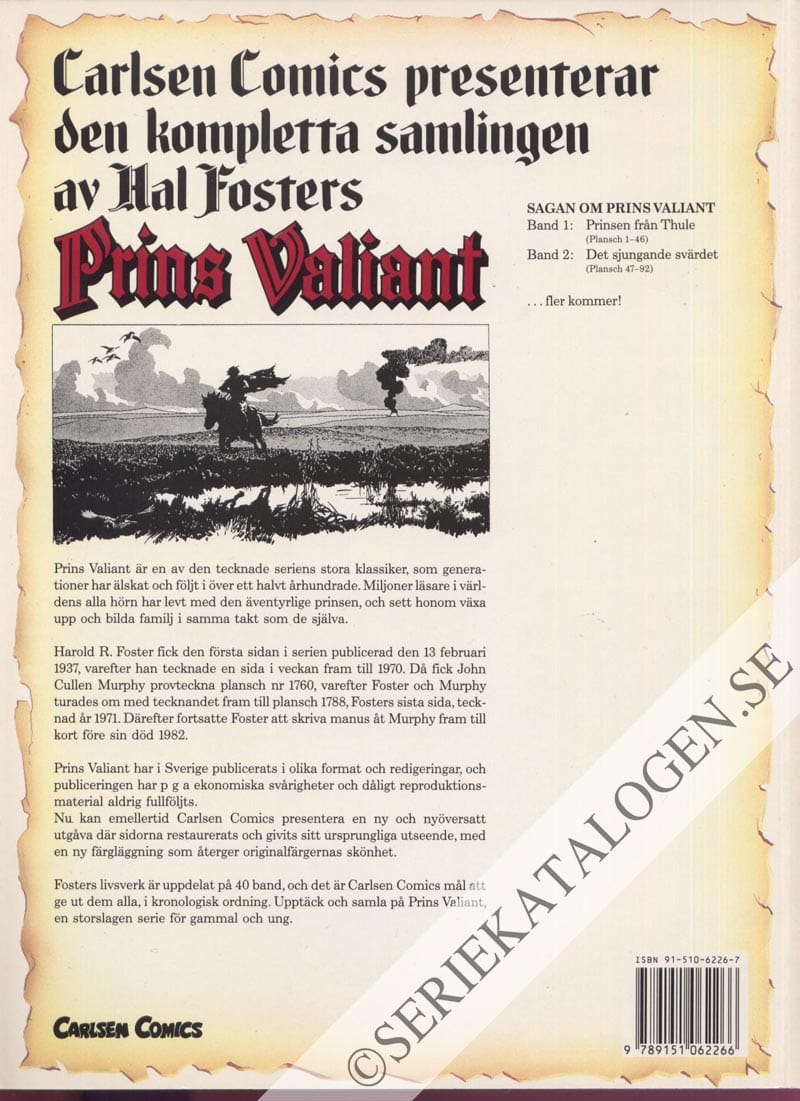 Baksida på Prinsen från Thule (1991)