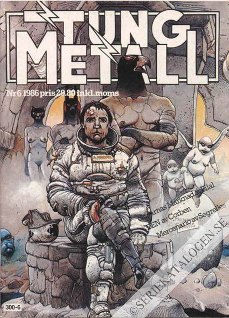 Framsida på Tung metall #6 (1986)