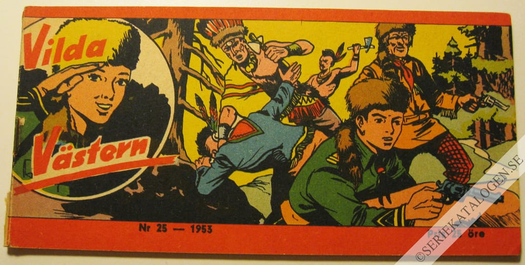 Framsida på Vilda Västern #25 (1953)