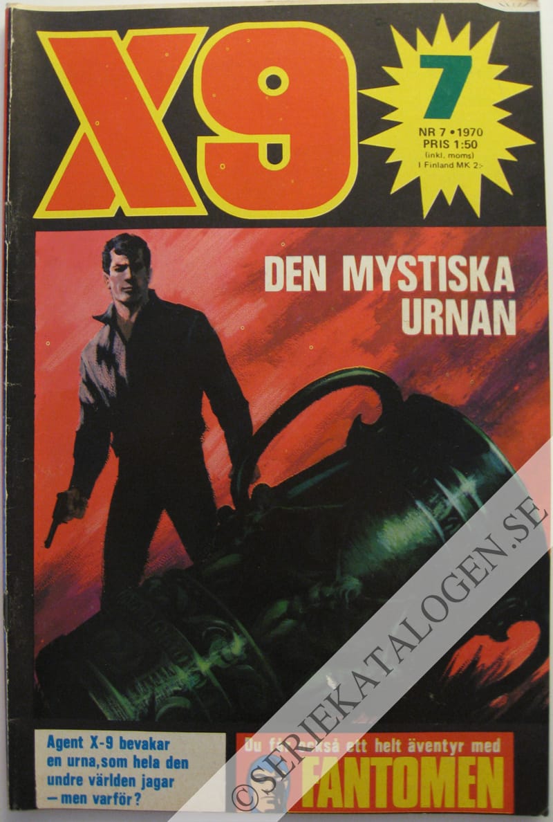 Framsida på X9 #7 (1970)