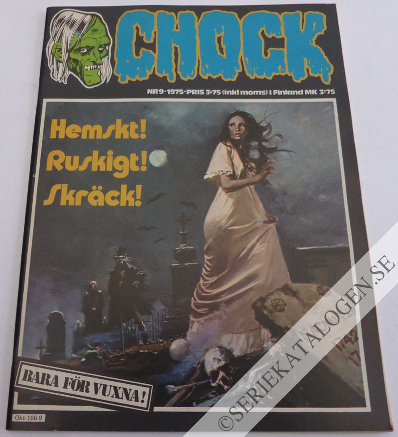 Framsida på Chock #9 (1975)