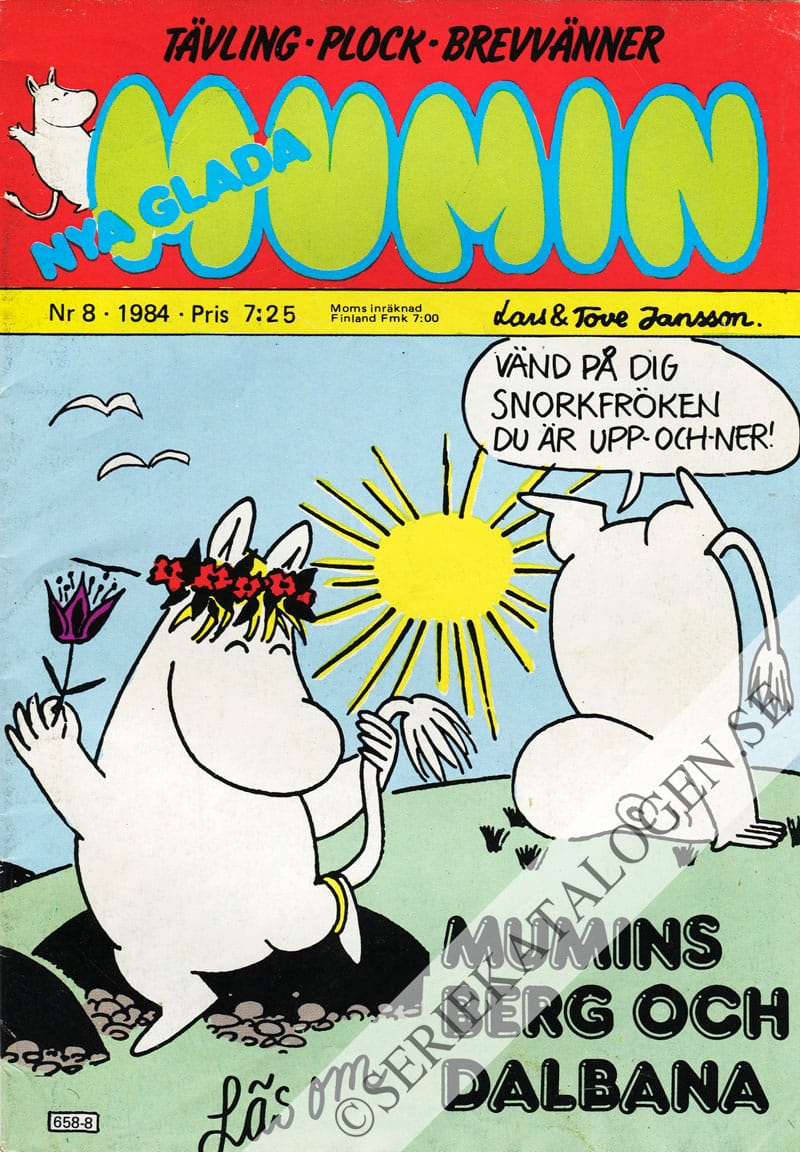 Framsida på Mumin #8 (1984)