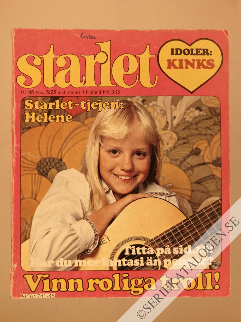 Framsida på Starlet #45 (1977)