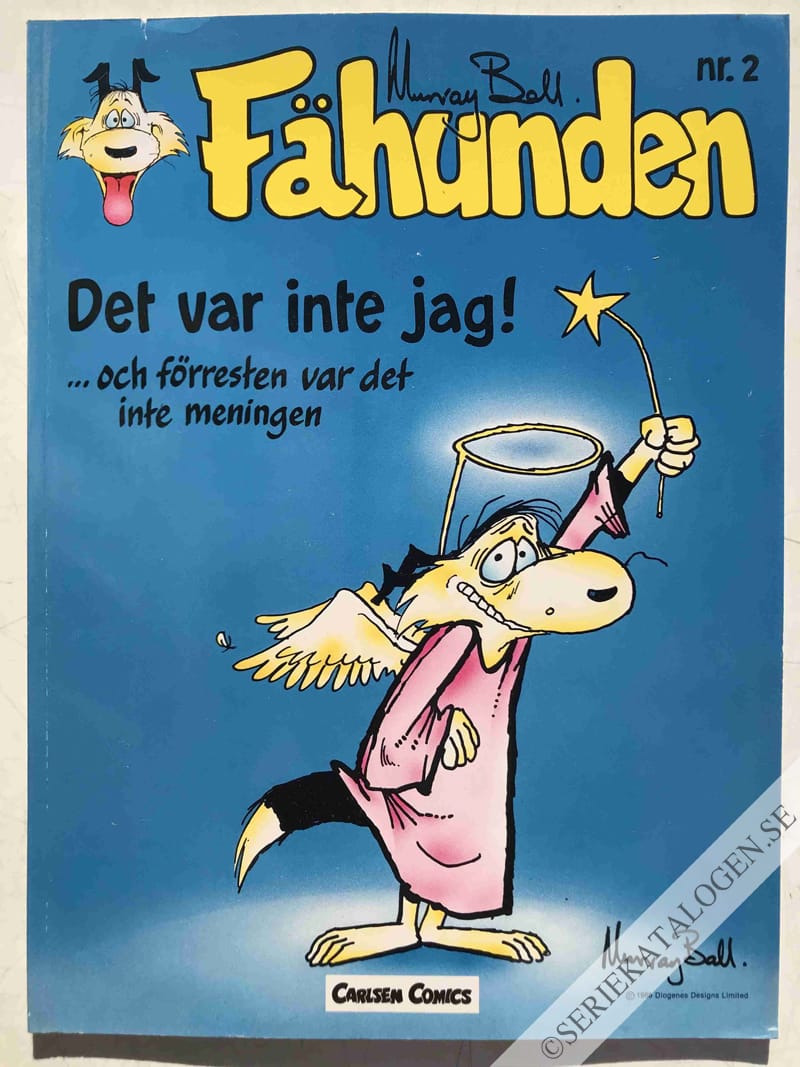 Framsida på Fähunden Det var inte jag! ...och förresten var det inte meningen (1992)