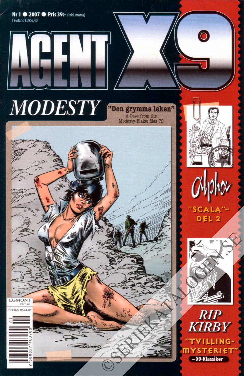 Framsida på Agent X9 #1 (2007)