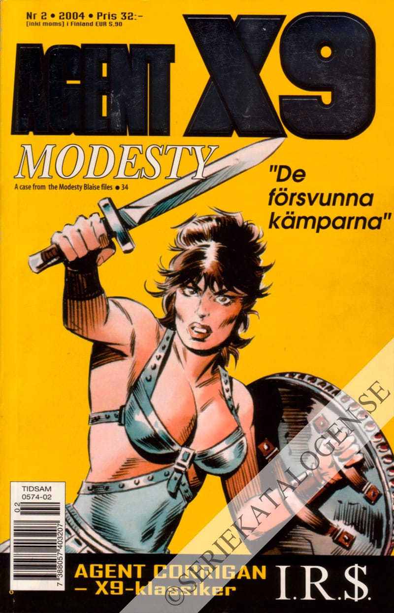 Framsida på Agent X9 #2 (2004)