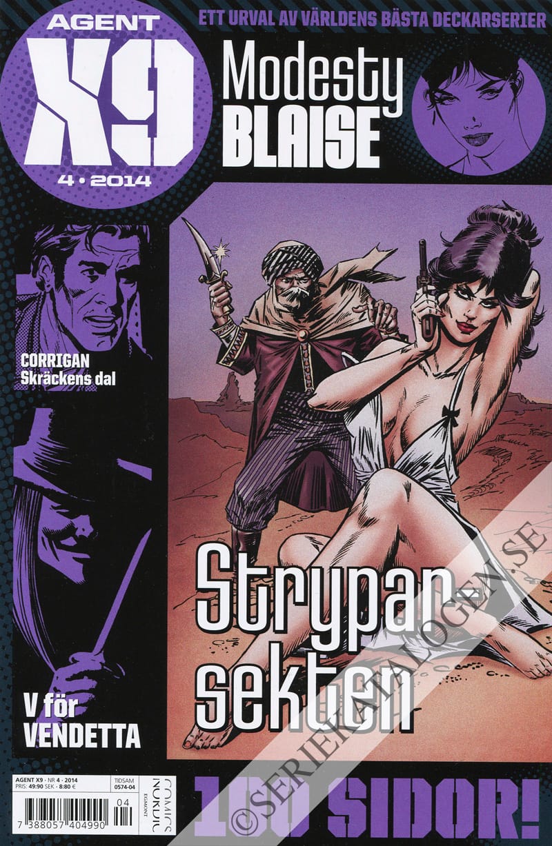 Framsida på Agent X9 #4 (2014)