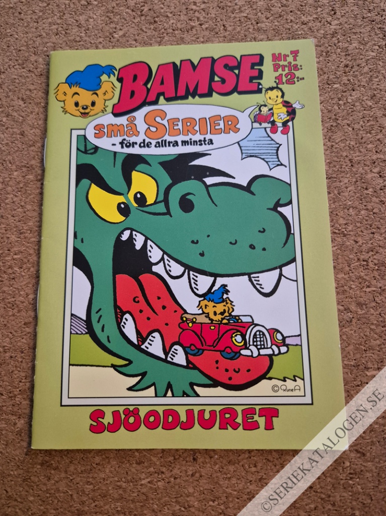 Framsida på Bamse små serier - för de allra minsta Sjöodjuret (2004)