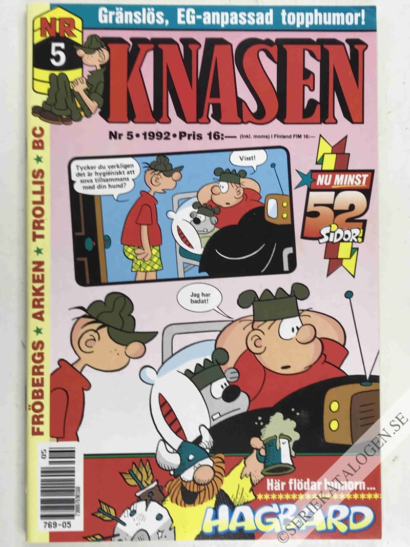 Framsida på Knasen #5 (1992)
