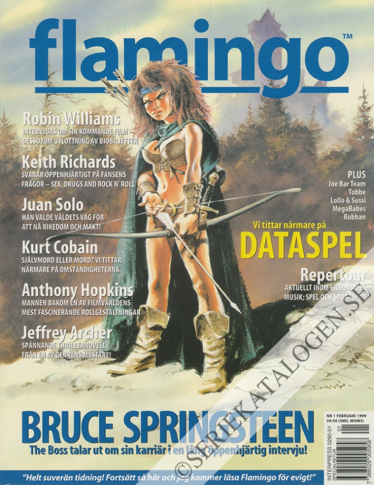 Framsida på Flamingo #1 (1999)