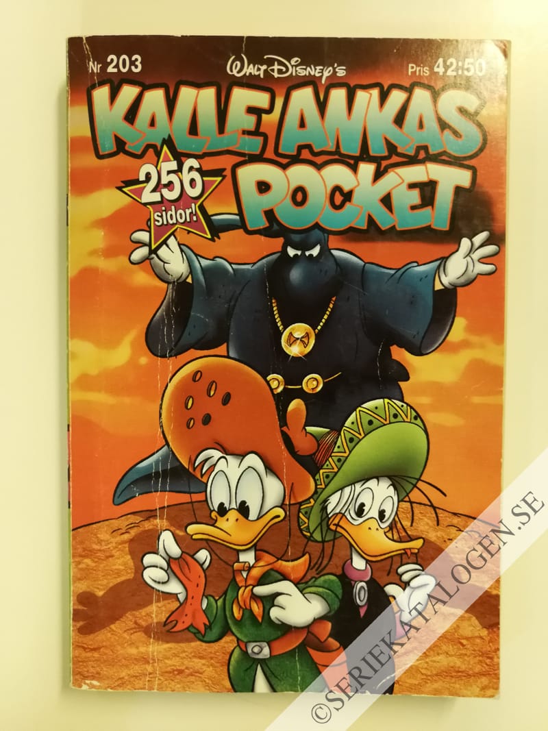 Framsida på Kalle Ankas pocket #203 (1997)