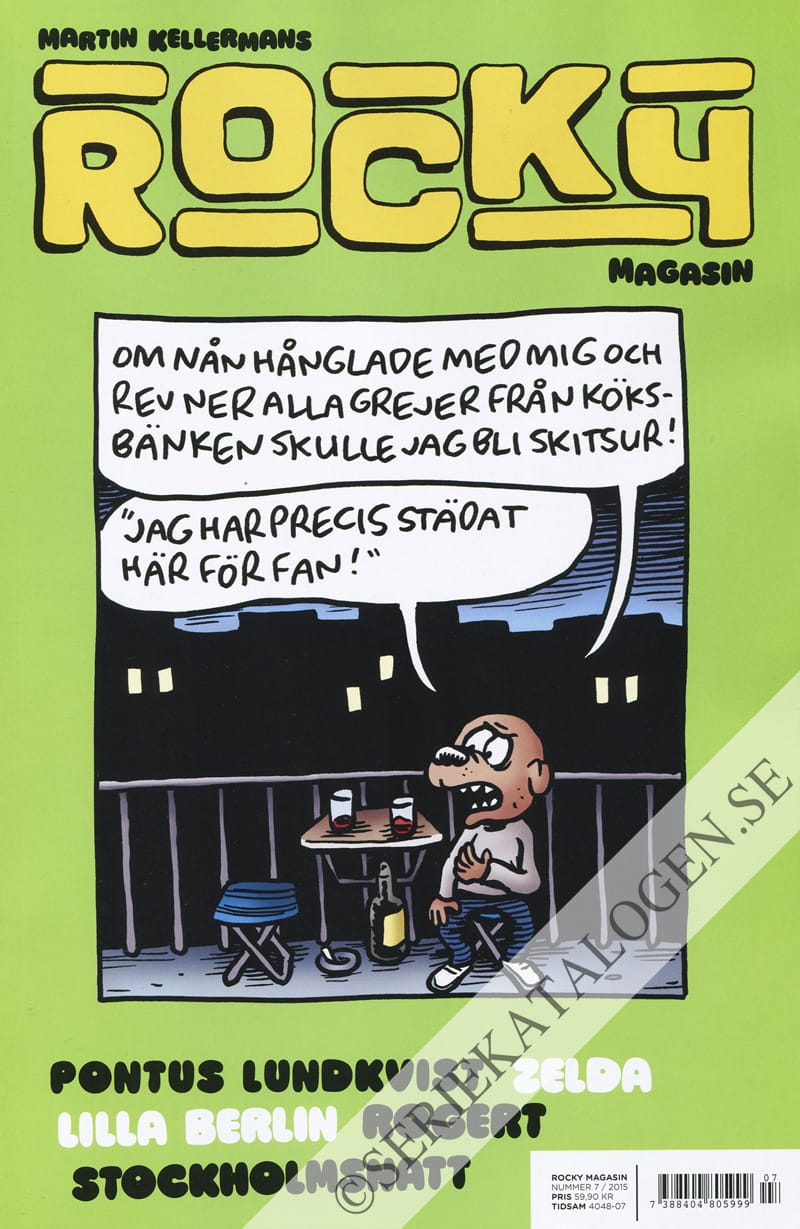 Framsida på Martin Kellermans Rocky #7 (2015)