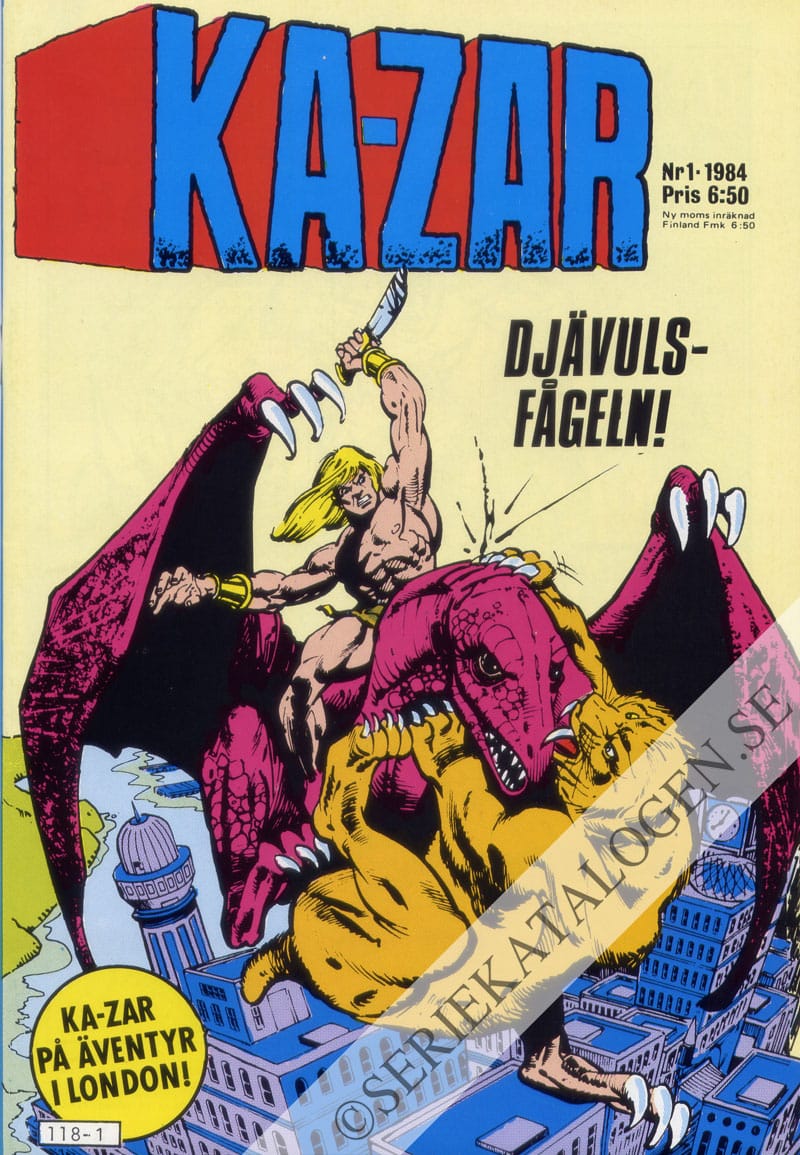 Framsida på Ka-Zar #1 (1984)
