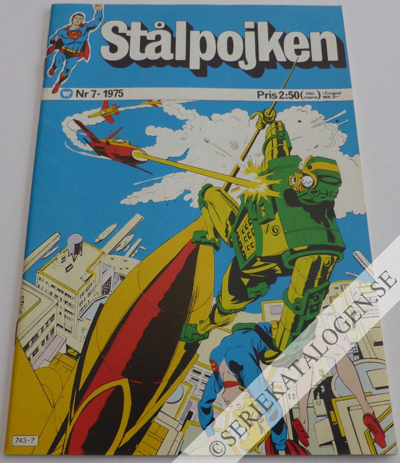 Framsida på Stålpojken #7 (1975)