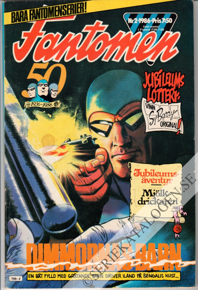 Framsida på Fantomen #2 (1986)