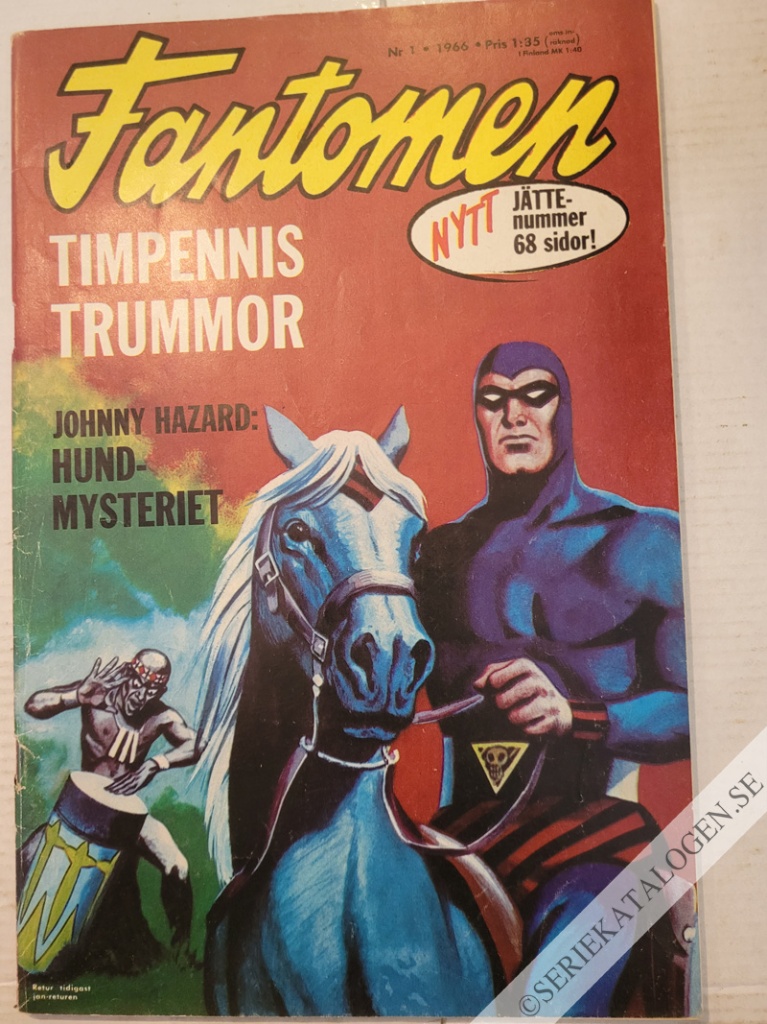 Framsida på Fantomen #1 (1966)