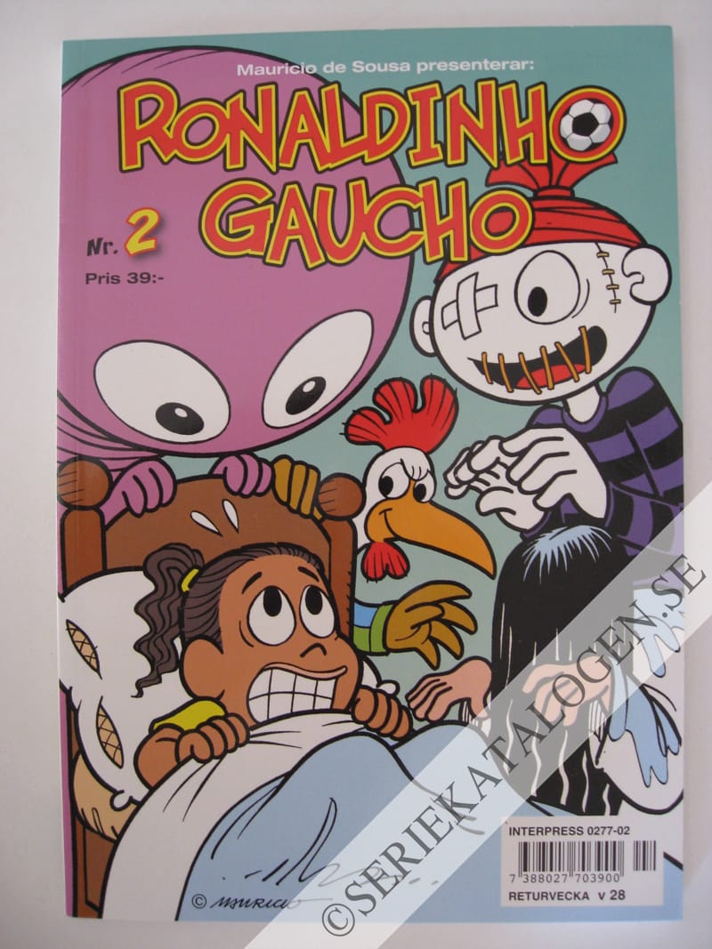 Framsida på Mauricio de Sousa presenterar Ronaldinho Gaucho #2 (2012)