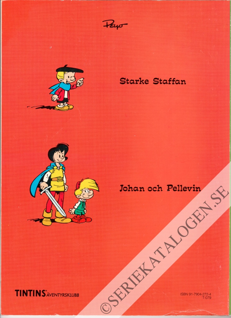 Baksida på Den förtrollade hunden (1990)