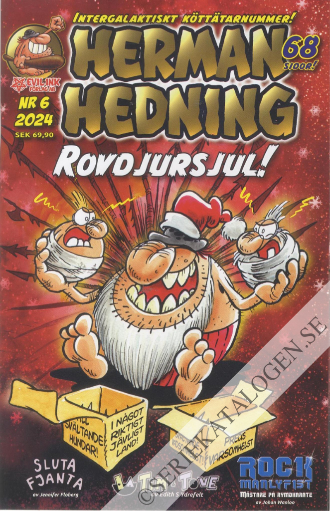 Framsida på Herman Hedning #6 (2024)