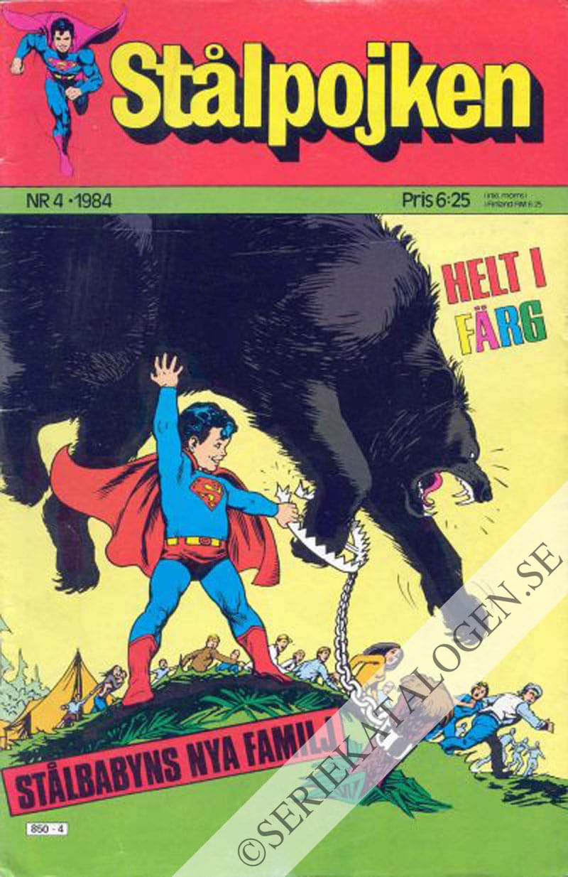 Framsida på Stålpojken #4 (1984)