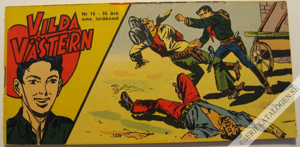 Framsida på Vilda Västern #15 (1962)
