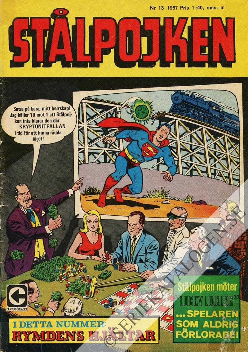 Framsida på Stålpojken #13 (1967)