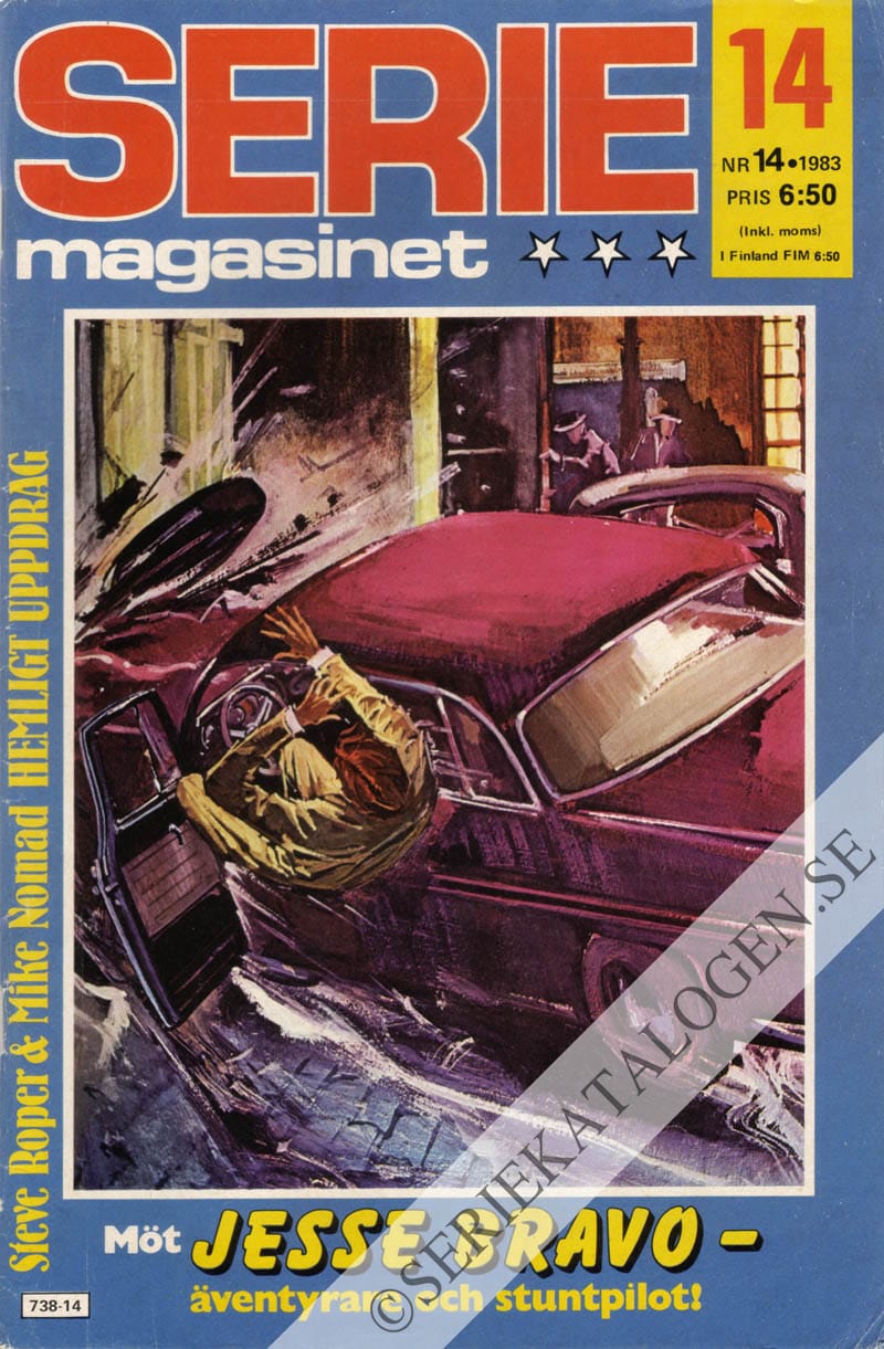 Framsida på Seriemagasinet #14 (1983)